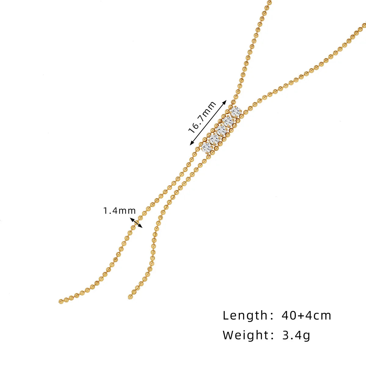 Matea North Star - Shooting Star Necklace